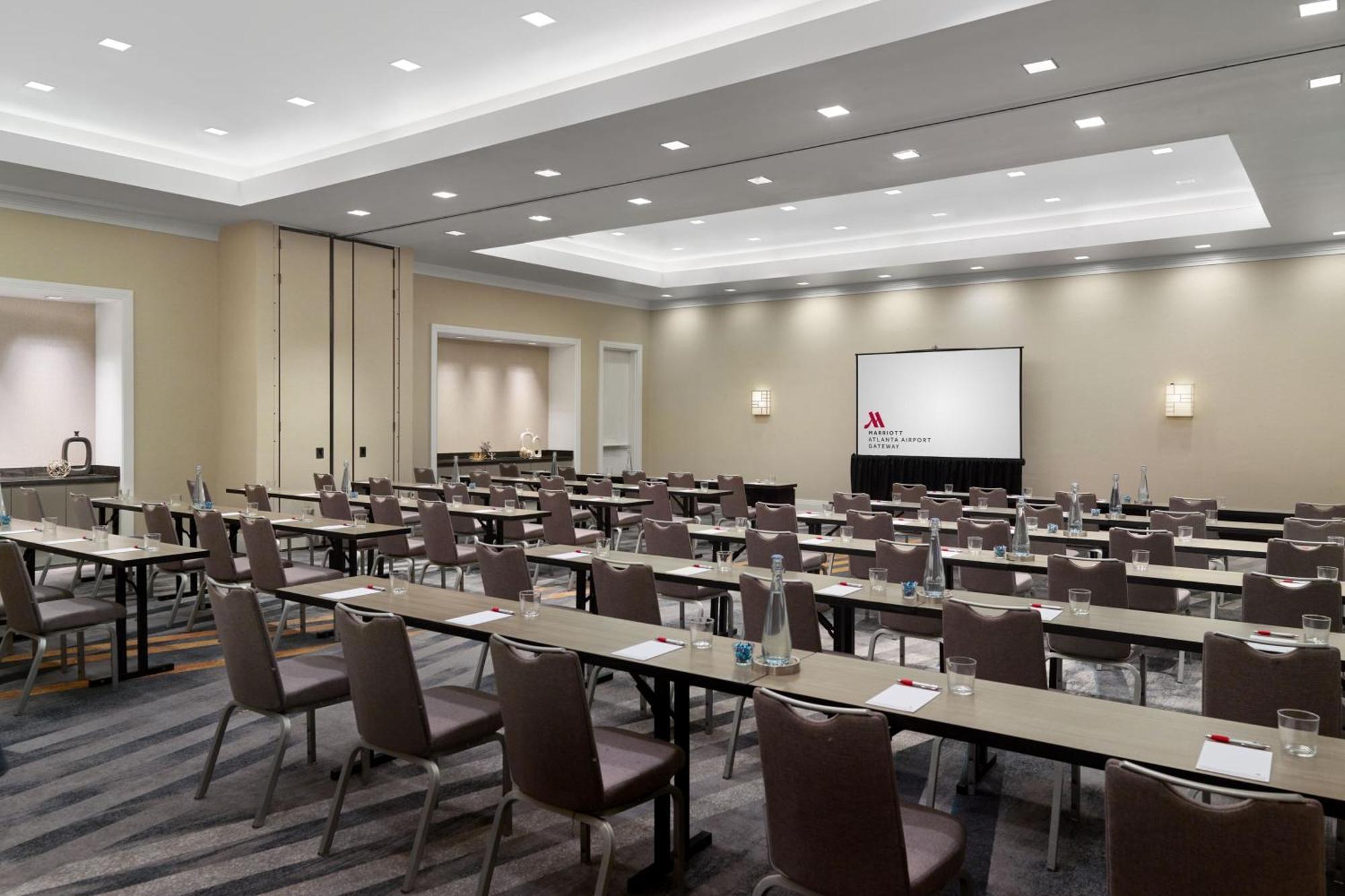 Atlanta Airport Marriott Gateway Hotell College Park Eksteriør bilde
