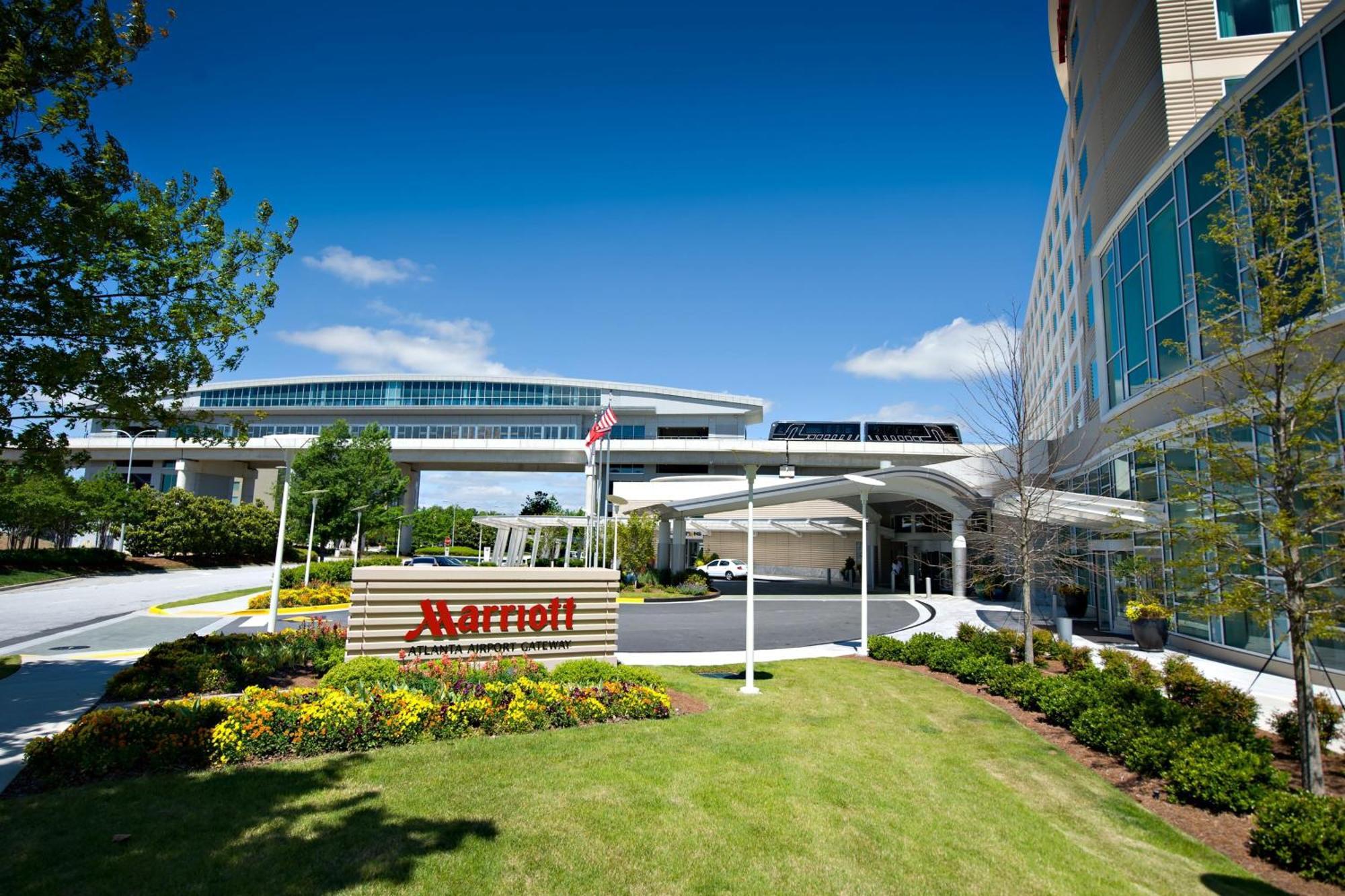 Atlanta Airport Marriott Gateway Hotell College Park Eksteriør bilde